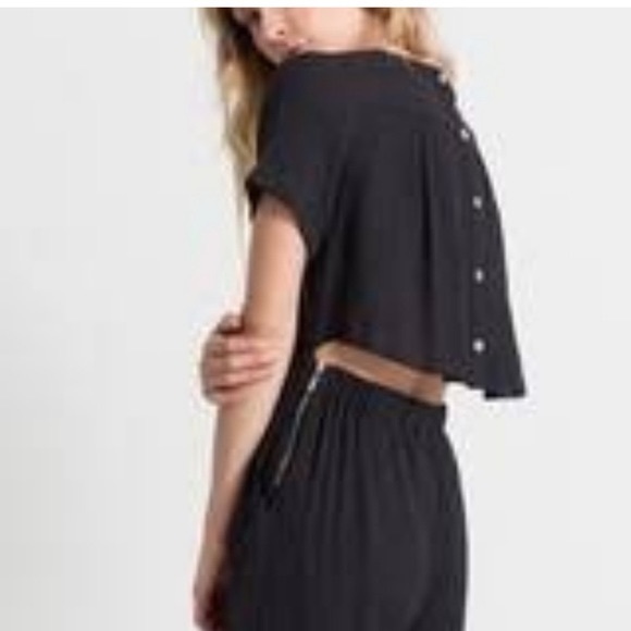 Modern Citizen Isabel Open Back Button Up Jumpsuit - Picture 4 of 14